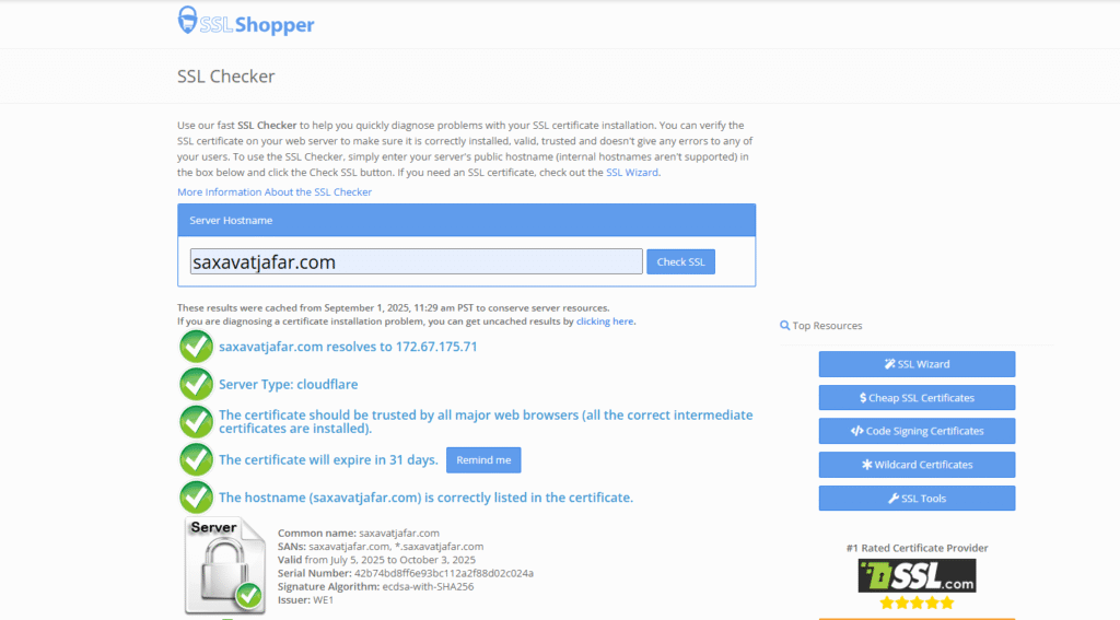 Texniki SEO nədir? 6 SSL checker