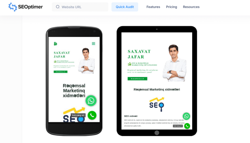 Texniki SEO nədir? 5 mobil uygunlug